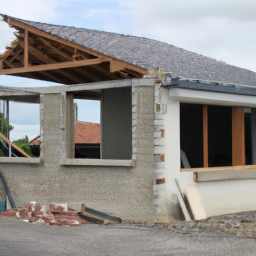 Extension de maison avec chambre d'amis Soissons